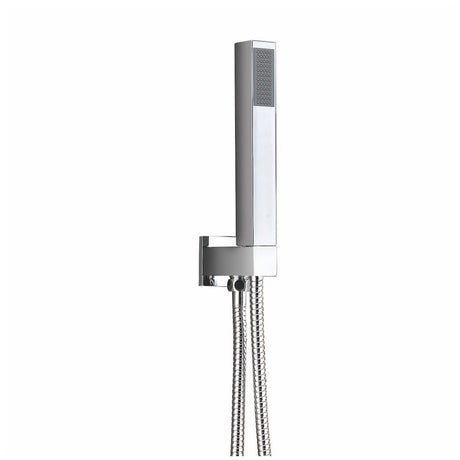 Scudo Square Shower Outlet Hose & Head - Chrome - OUTHOLDER001