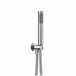 Scudo Round Shower Outlet Hose & Head - Chrome - OUTHOLDER002