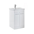 Scudo Rossini Floor Standing Vanity Unit 600mm - White Gloss - ROSSINI01