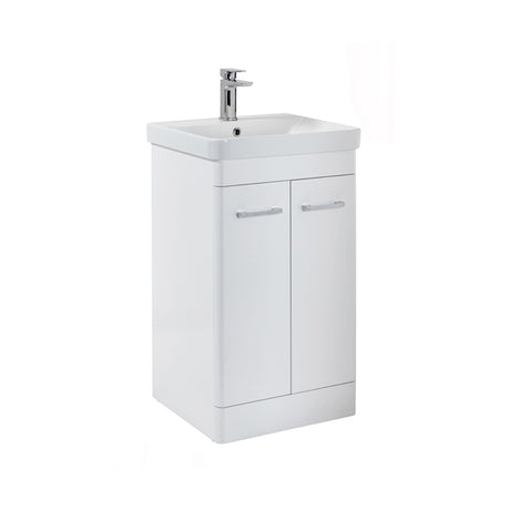 Scudo Rossini Floor Standing Vanity Unit 500mm - White Gloss - ROSSINI02