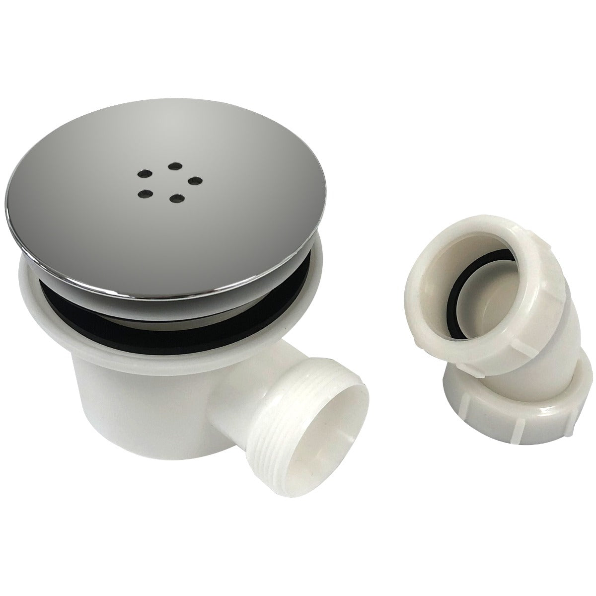 Scudo  Fast Flow Shower Waste 90mm for 40mm Trays - Chrome - S0044