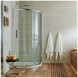Scudo Double Door Offset Quadrant Shower Enclosure 1200x800mm - Clear Glass - S6-GLASS005
