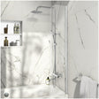 Scudo S6 Fixed Radius Bath Screen 6mm 1400x300mm - Chrome - SCREEN005