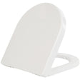 Scudo Spa Luxury Wrap Over Heavyweight Soft Close Toilet Seat - White - SEAT010