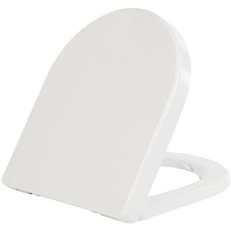 Scudo Spa Luxury Wrap Over Heavyweight Soft Close Toilet Seat - White - SEAT010