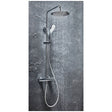 Scudo Messi Round Cool Touch Rigid Riser Shower - Chrome - SHOWER009