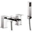 Scudo Victoria Bath Shower Mixer with Shower Kit and Wall Bracket - Chrome - TAP003