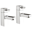 Scudo Forme Basin Taps Pair - Chrome - TAP015