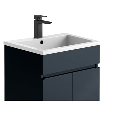 Scudo Thin Basin 500mm - Gloss White - THIN500BASIN - TAP 'N' SHOWER
