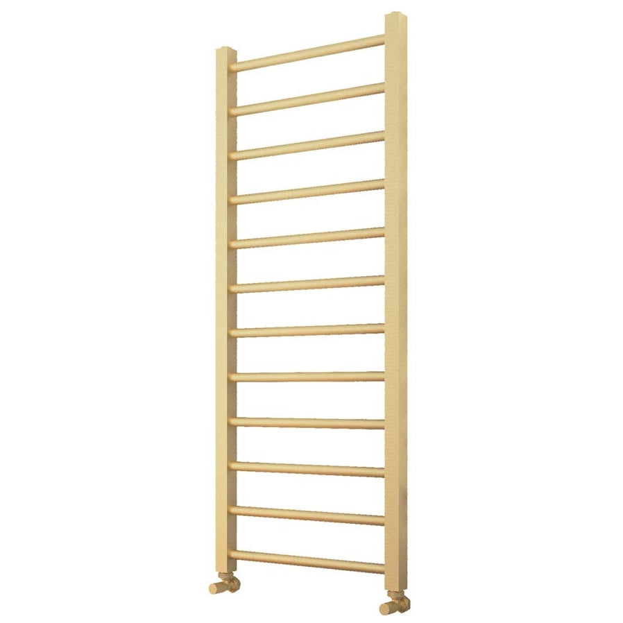 Scudo Vibe Towel Radiator 500 x 1200mm - Brushed Brass - VI-12-50-BB