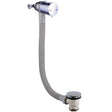 Scudo Bath Filler Overflow with Click Clack Waste - Chrome - WASTE102