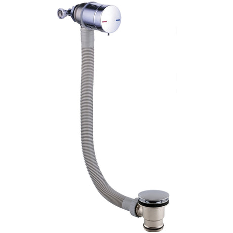 Scudo Bath Filler Overflow with Click Clack Waste - Chrome - WASTE102