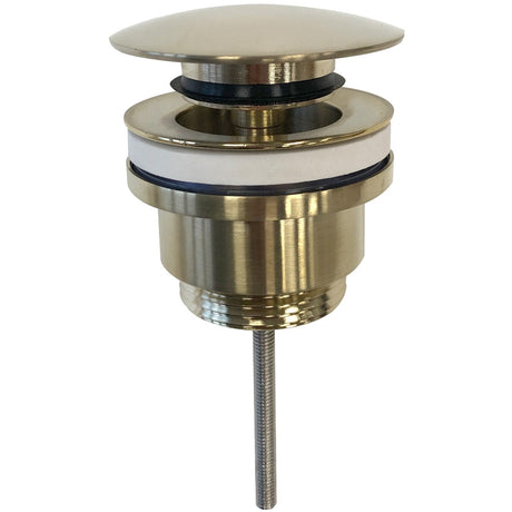 Scudo Universal Basin Waste - Brushed Brass - WASTE106BR