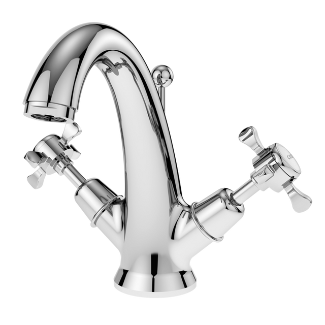 Nuie Selby Xhead Pop Up Waste Mono Basin Mixer Tap - Chrome - SEL305DX