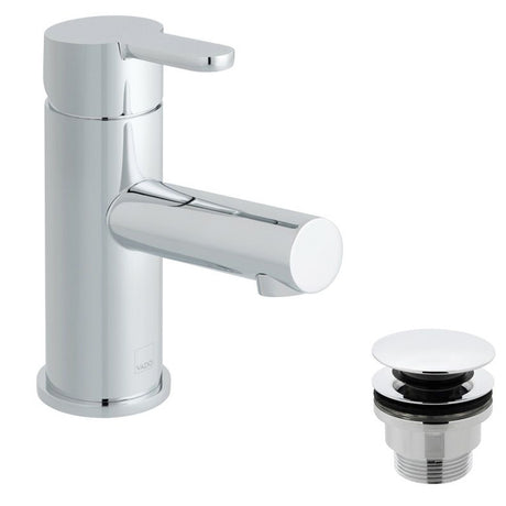 Vado Sense Mono 1 Taphole Basin Mixer With Universal Waste - Chrome - SEN-100F/CC-C/P