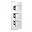 Kartell Pure Triple Concealed Thermostatic Shower Valve 2 Way - Chrome  - SHO025PU