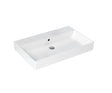 Britton Shoreditch Frame No Tap Hole Basin 700mm - White Gloss - SHR.017 NTH+