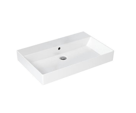 Britton Shoreditch Frame No Tap Hole Basin 700mm - White Gloss - SHR.017 NTH+