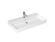 Britton Shoreditch Frame 1 Tap Hole Basin 850mm - White Gloss - SHR.018+