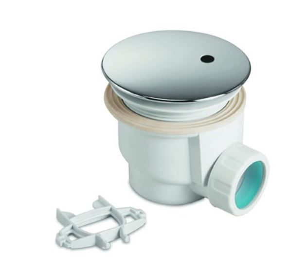 Britton High Flow Waste 90mm - Chrome - Z1205