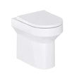 Britton Soft Close Shoreditch round white toilet seat and cover with soft close feature and durable carbamide construction