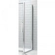 Merlyn 8 Series Side Panel 900mm Wide 8mm Glass - Chrome Frame - M82221