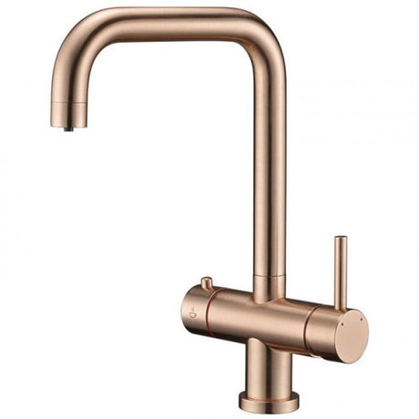 Prima 3 in 1 Hot Kitchen Sink Mixer Tap - Copper - BPR404