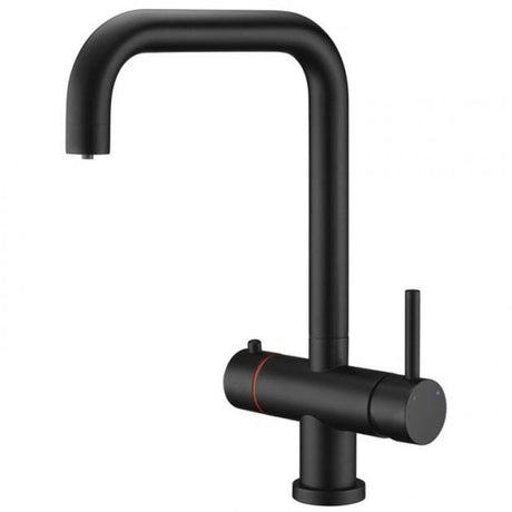 Prima 3 in 1 Hot Kitchen Sink Mixer Tap - Matt Black - BPR405