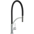 Prima Swan Neck Pull Out Single Lever Kitchen Sink Mixer Tap - Black - BPR710
