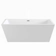 Azero Freestanding Acrylic Double Ended Bath 1600mm x 800mm - 0 Tap Hole