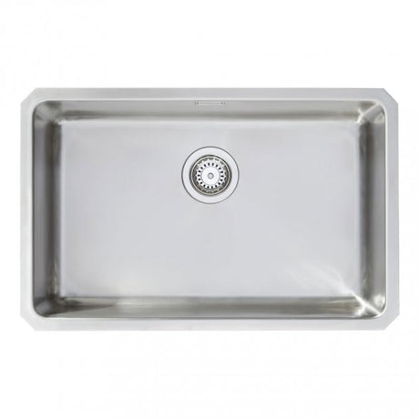 Prima R25 1.0 Bowl Undermount Extra Large Kitchen Sink with Waste Kit 700mm Length x 450mm Width - Stainless Steel - CPR050