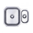 Prima 1.5 Bowl Undermount Kitchen Sink with Waste Kit 595mm Length x 460mm Width - Stainless Steel - CPR506