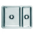 Prima 1.5 Bowl Undermount Kitchen Sink with Waste Kit 600mm Length x 450mm Width - Stainless Steel - CPR510