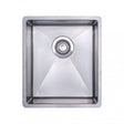 Prima R10 Compact 1.0 Bowl Undermount Inset Kitchen Sink with Waste Kit 440mm Length x 380mm Width - Stainless Steel - CPR518