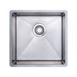 Prima R10 1.0 Bowl Undermount Inset Kitchen Sink with Waste Kit 440mm Length x 450mm Width - Stainless Steel - CPR520