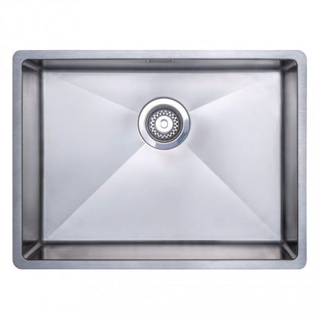 Prima R10 1.0 Bowl Undermount Inset Large Kitchen Sink with Waste Kit  590mm Length x 440mm Width - Stainless Steel - CPR522