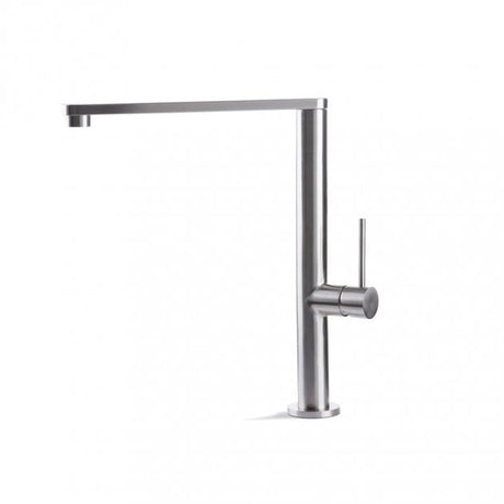 Prima Tiber Single Lever Flat Kitchen Sink Mixer Tap - Stainless Steel - BPR501