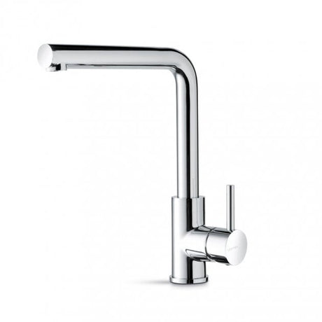 Prima Riace Single Lever L-Shaped Kitchen Sink Mixer Tap - Chrome - BPR505