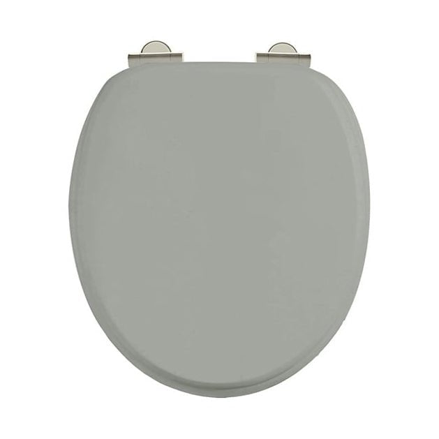 Burlington Olive Soft Closing Traditional Wood Toilet Seat - Olive - S44 - TAP 'N' SHOWER