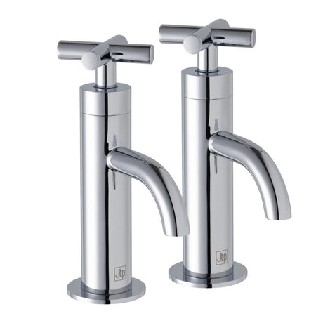 JTP Solex Basin Taps - Chrome - 66011 - TAP 'N' SHOWER