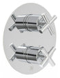 JTP Solex Thermostatic 1 Outlet Shower Valve - Chrome - 16651CL