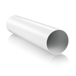 150mm 6 inch round white plastic ducting pipe 500mm long for ventilation systems