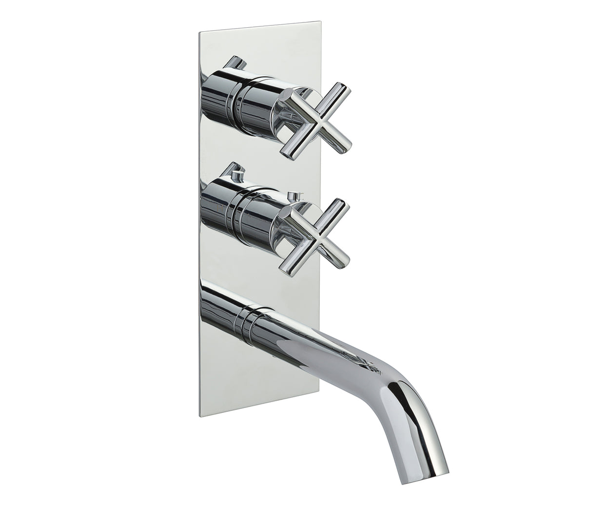 JTP Solex 2 Outlet Thermostat - Chrome - 65865