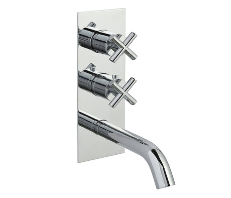 JTP Solex 2 Outlet Thermostat - Chrome - 65865