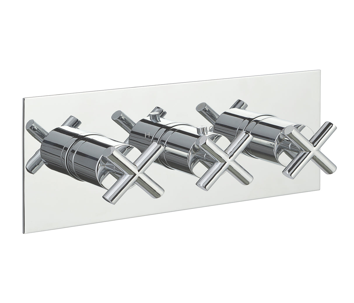 JTP Solex 3 Outlet Thermostat - Chrome - 16692A