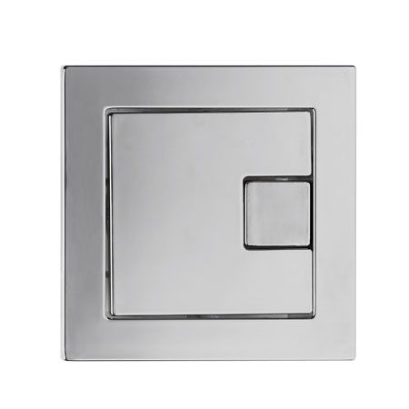 Tavistock Square Chrome Dual Flush Button - TR9003