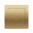 Scudo Square Flush Button - Brushed Brass - SQUARE-CISTERN-BRASS