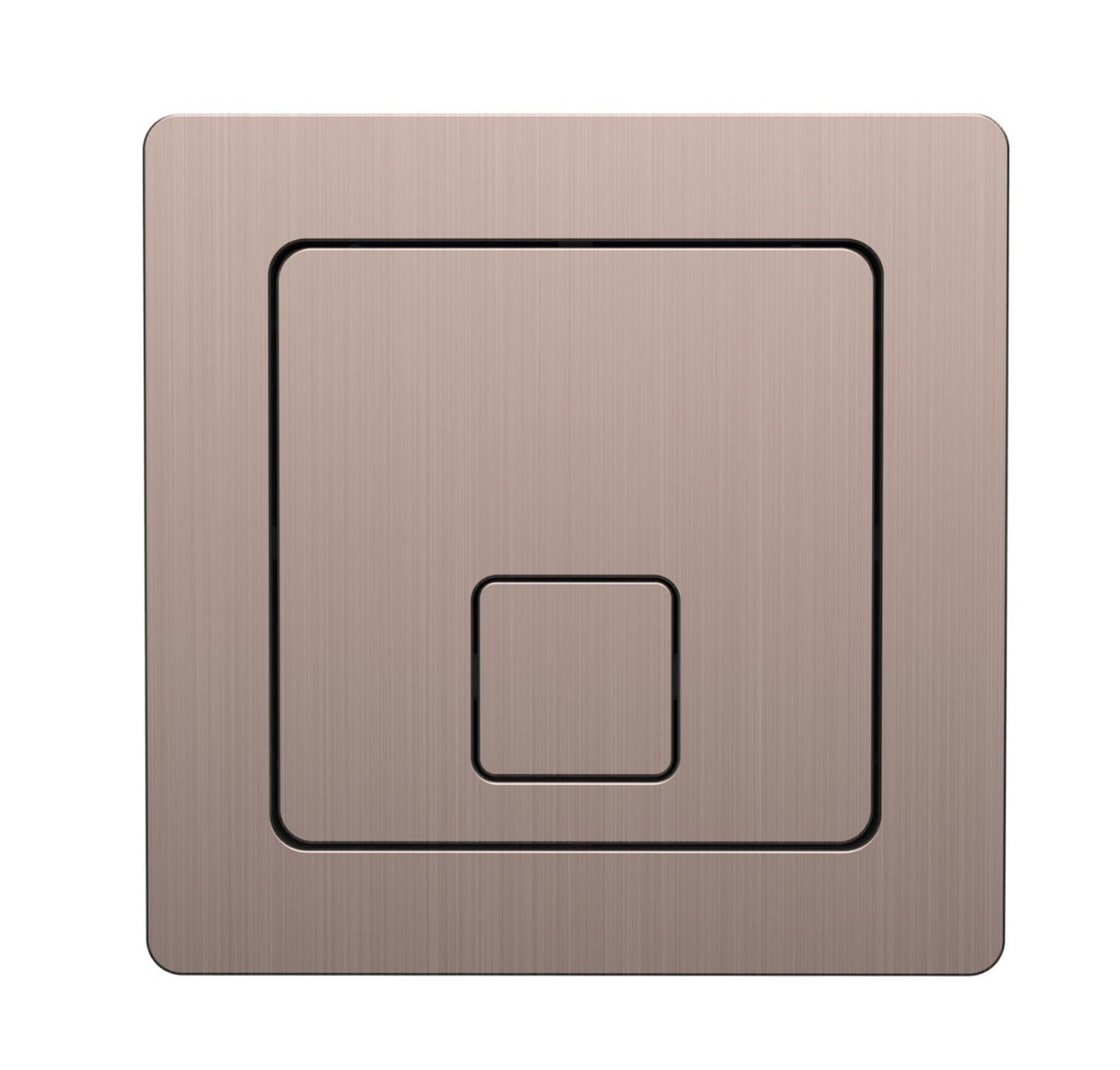 Scudo Square Dual Flush Button for CISTERN002 - Brushed Bronze - SQUARE-CISTERN-BRONZE