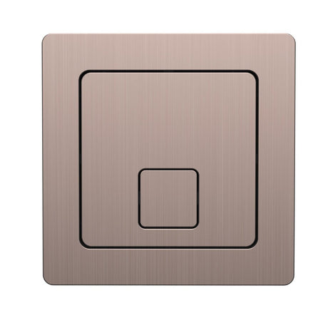 Scudo Square Dual Flush Button for CISTERN002 - Brushed Bronze - SQUARE-CISTERN-BRONZE