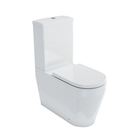Britton Stadium Close Coupled Pan and Seat - White Gloss - 15.B.35304